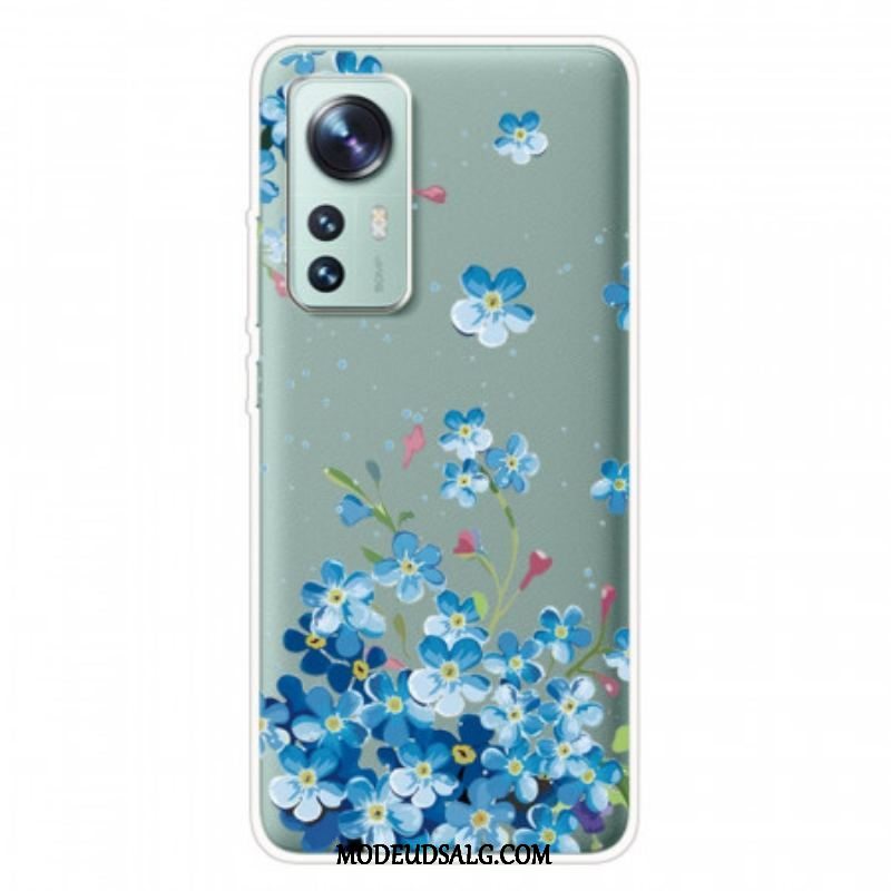 Mobilcover Xiaomi 12 Pro Blå Blomster