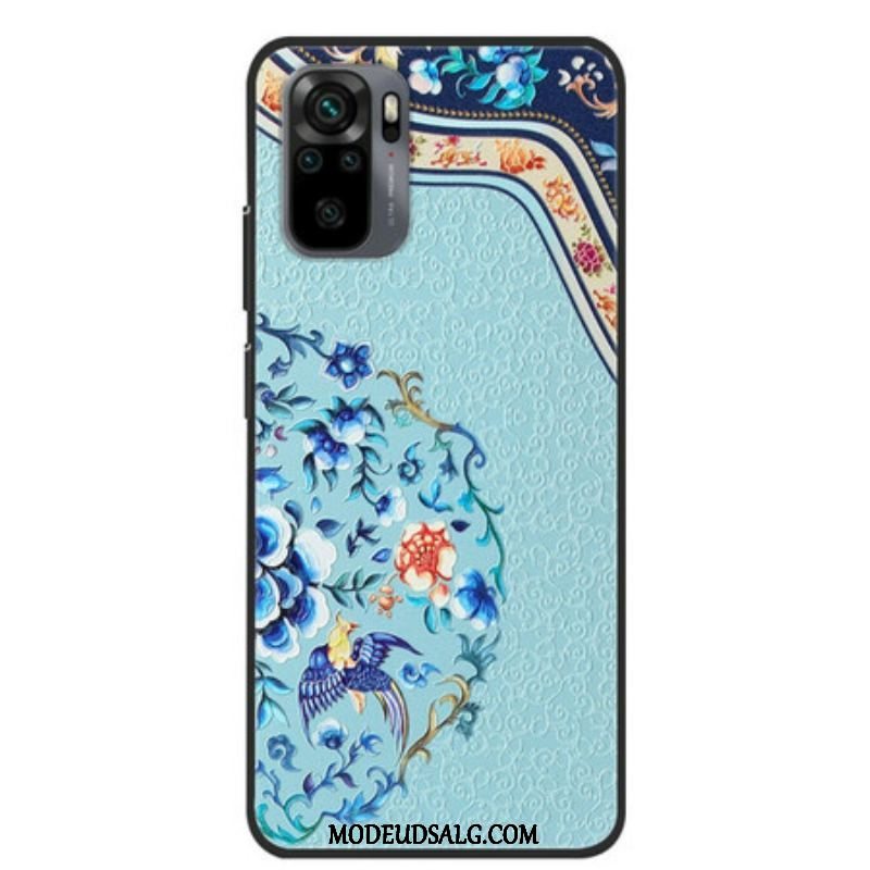 Mobilcover Xiaomi Redmi Note 10 / 10S Fugl Og Blomst