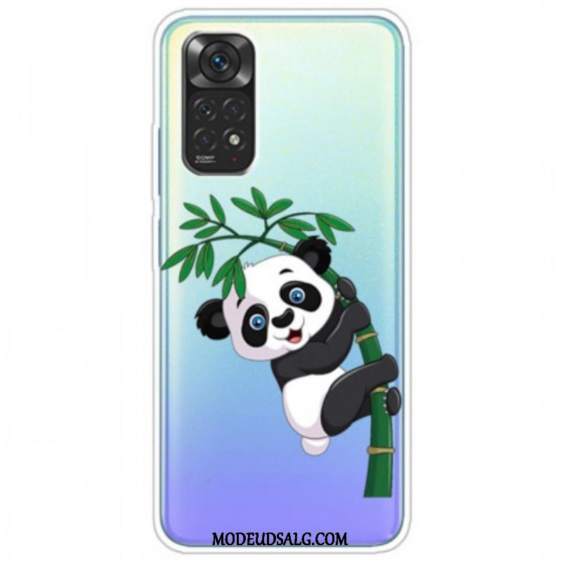 Mobilcover Xiaomi Redmi Note 11 / 11S Panda På Bambus