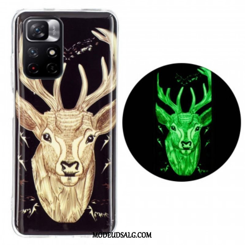 Mobilcover Xiaomi Redmi Note 11 Pro Plus 5G Fluorescerende Majestic Deer