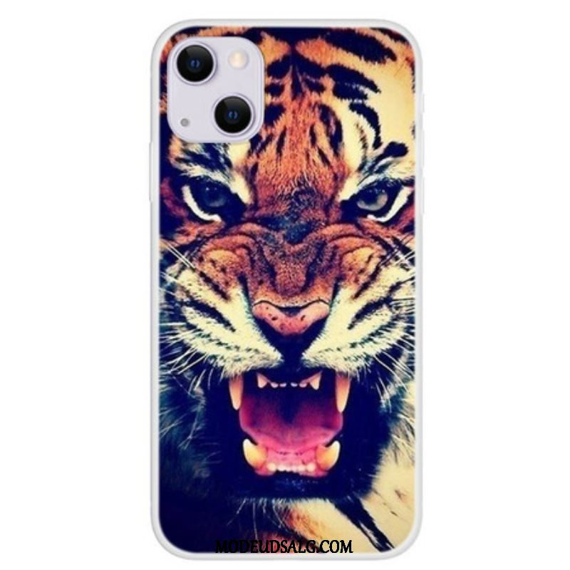 Mobilcover iPhone 13 Mini Front Tiger