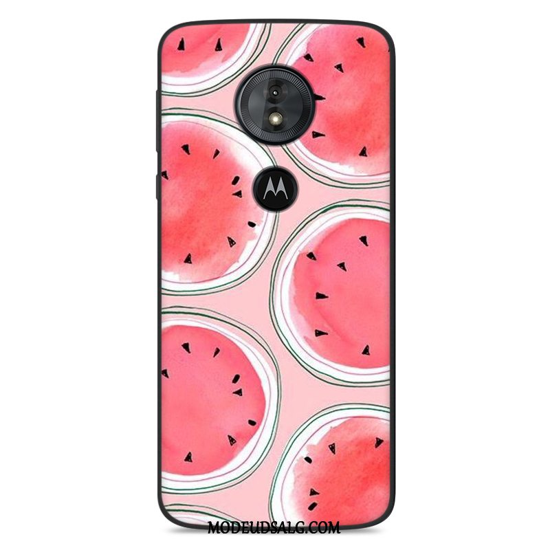 Moto E5 Play Etui / Cover Rød Silikone Alt Inklusive Blød