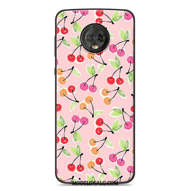 Moto G6 Etui Trend Cyan Beskyttelse Cartoon Silikone