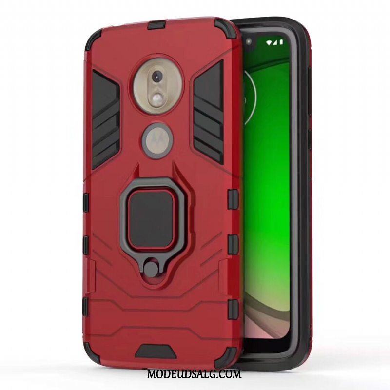 Moto G7 Play Etui Rød Bil