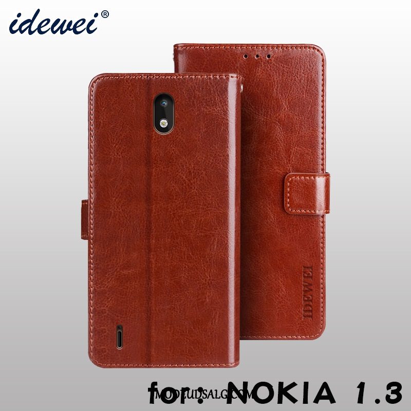 Nokia 1.3 Etui / Cover Kort Tegnebog Folio Support Beskyttelse