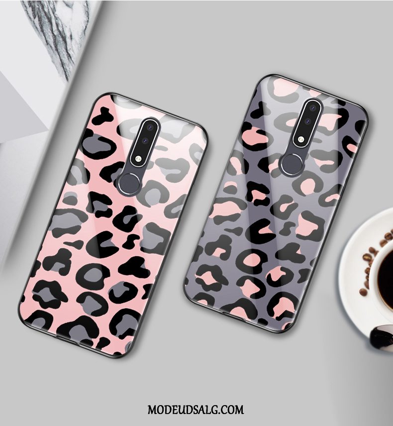 Nokia 3.1 Etui Beskyttelse Leopard Lyserød Ny Trendy