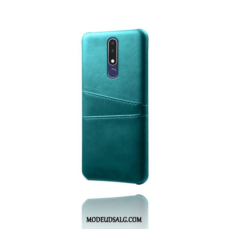 Nokia 3.1 Plus Etui / Cover Grøn Kort Beskyttelse