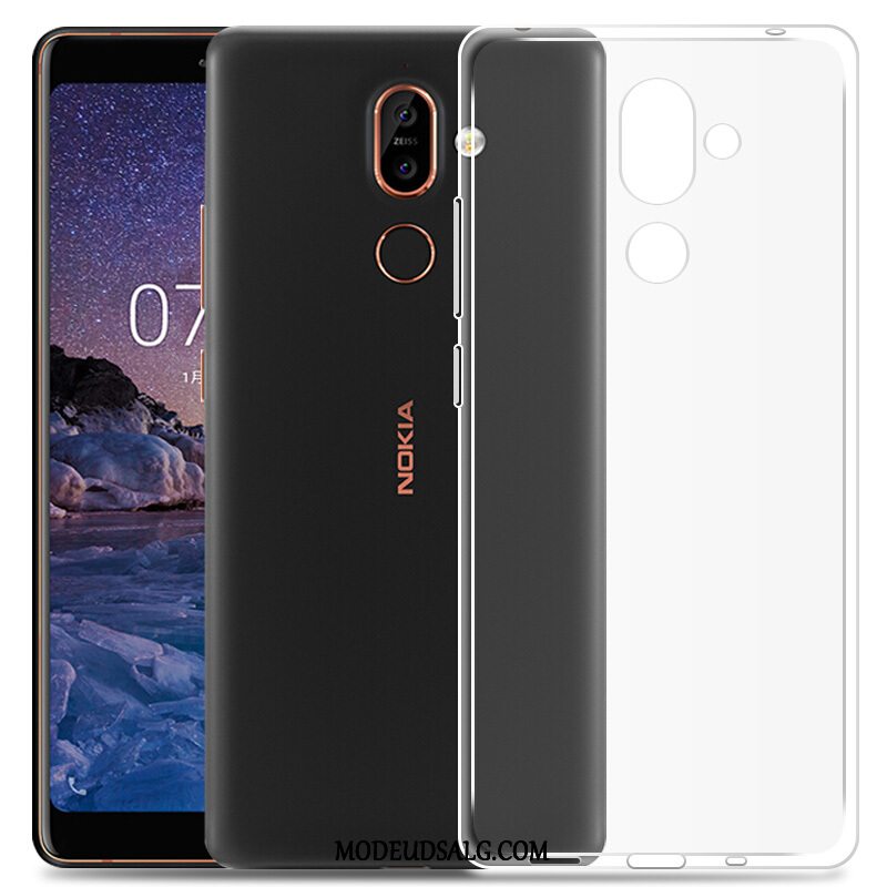 Nokia 7 Plus Etui Anti-fald Blød Alt Inklusive Beskyttelse Silikone