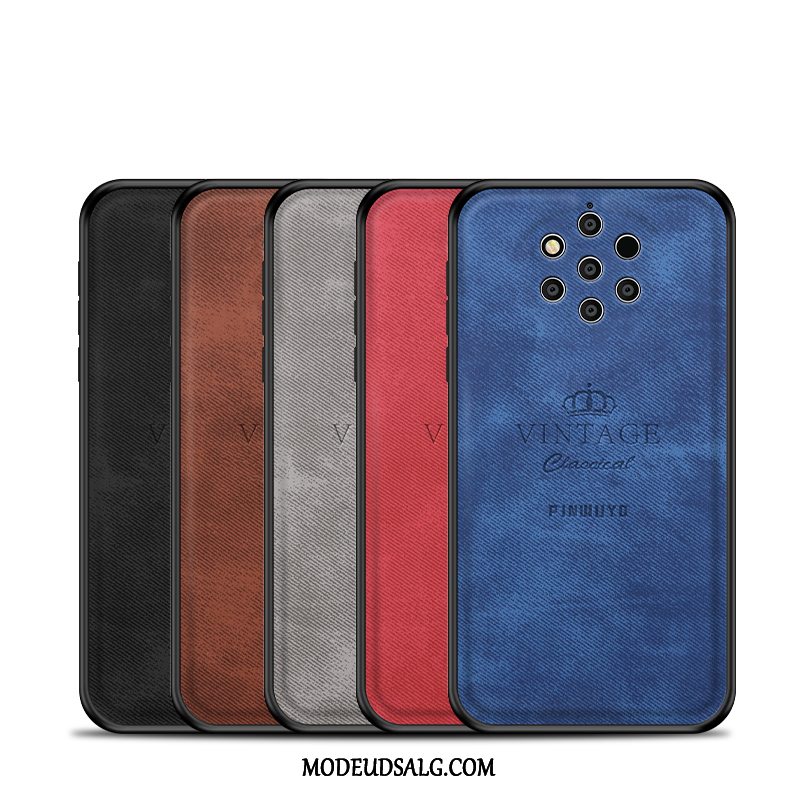 Nokia 9 Pureview Etui Alt Inklusive Cover Blå Anti-fald Beskyttelse