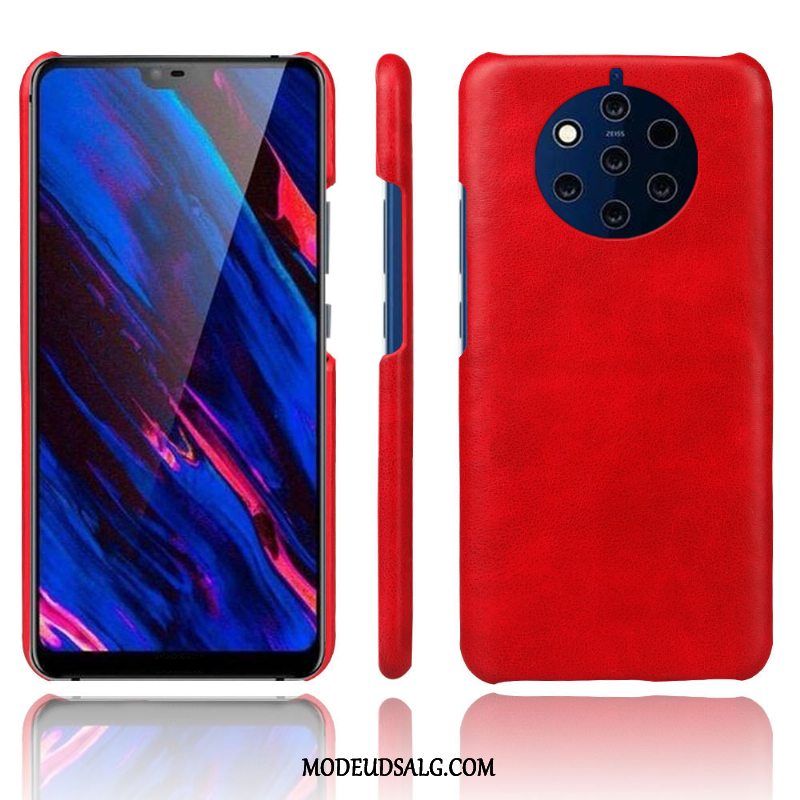 Nokia 9 Pureview Etui Bagdæksel Rød Beskyttelse Lædertaske Pu