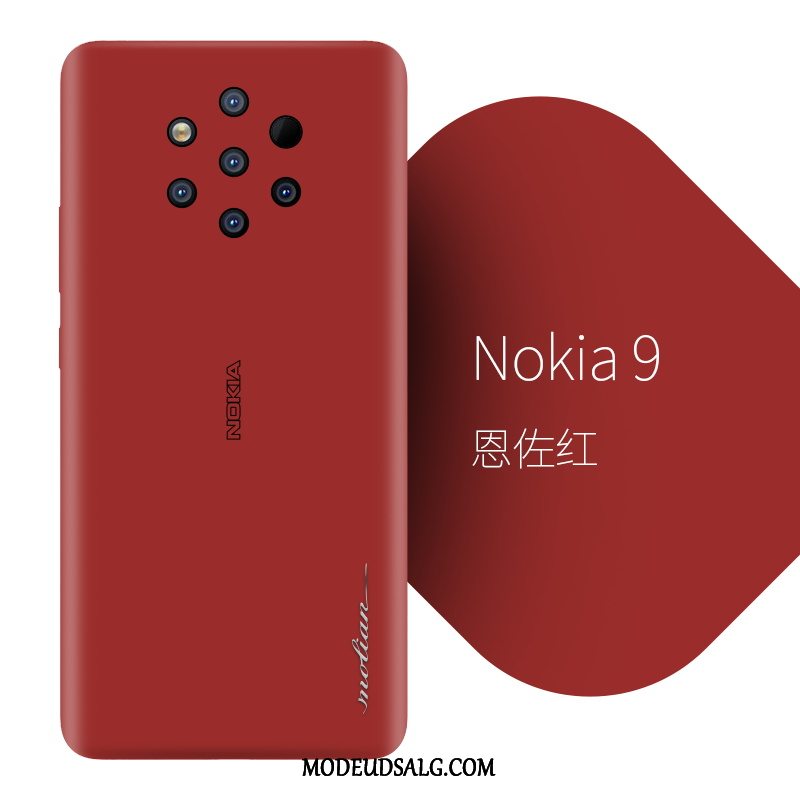 Nokia 9 Pureview Etui / Cover Pu Ægte Læder Beskyttelse Alt Inklusive