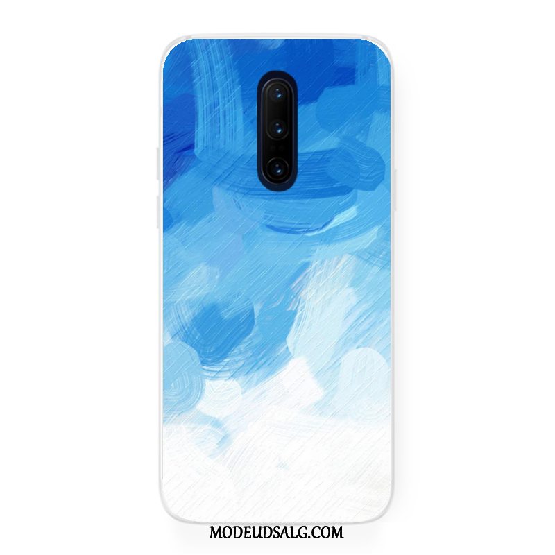 Oneplus 7 Etui Lille Sektion Blå Gradient Kunst Frisk