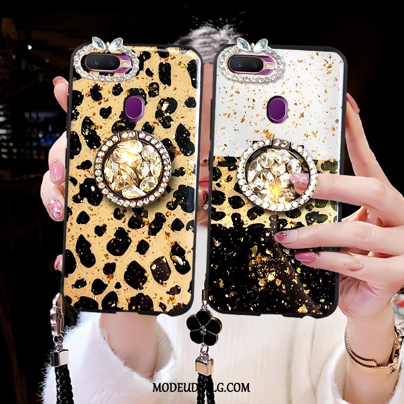 Oppo Ax7 Etui Cover Af Personlighed Leopard Beskyttelse Support