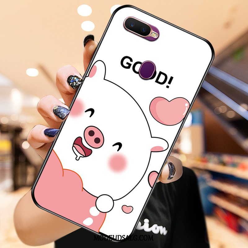 Oppo Ax7 Etui / Cover Trend Silikone Cartoon Hjerte