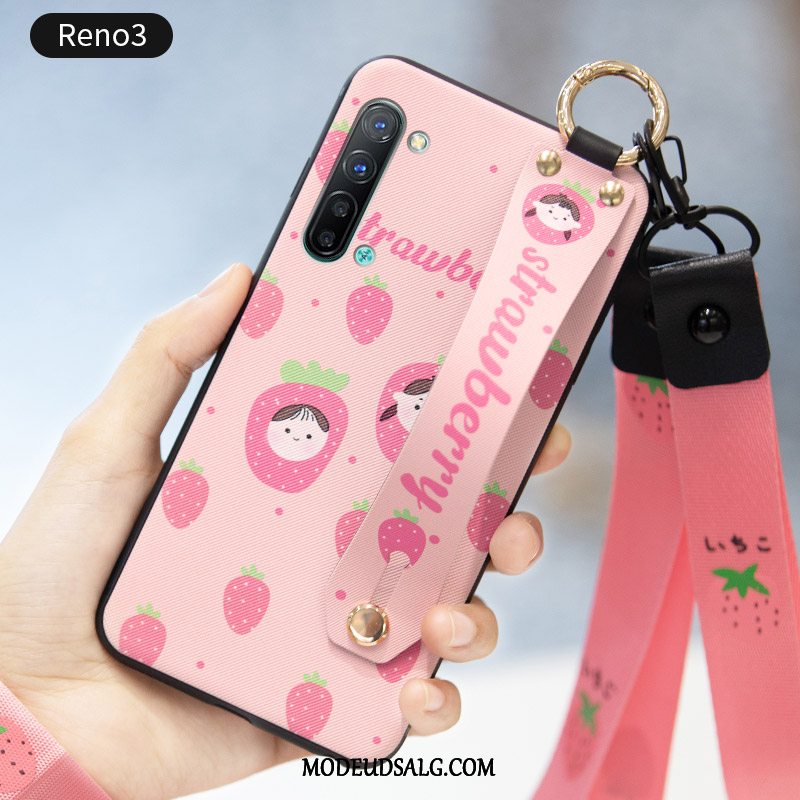 Oppo Reno 3 Etui Frisk Lille Sektion Frugt Silikone Cover