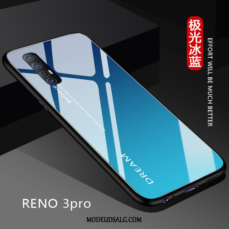 Oppo Reno 3 Pro Etui Anti-fald Beskyttelse Tilpas Silikone Blød