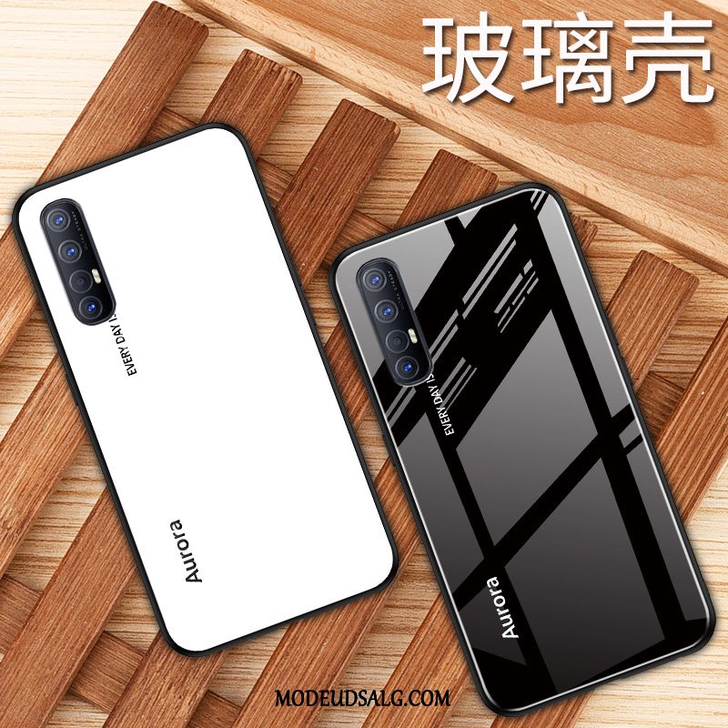 Oppo Reno 3 Pro Etui Lys Hvid Tynd Cover Ramme