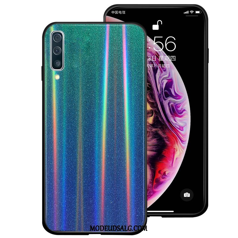 Samsung Galaxy A30s Etui Lilla Grøn Af Personlighed Blå Gradient