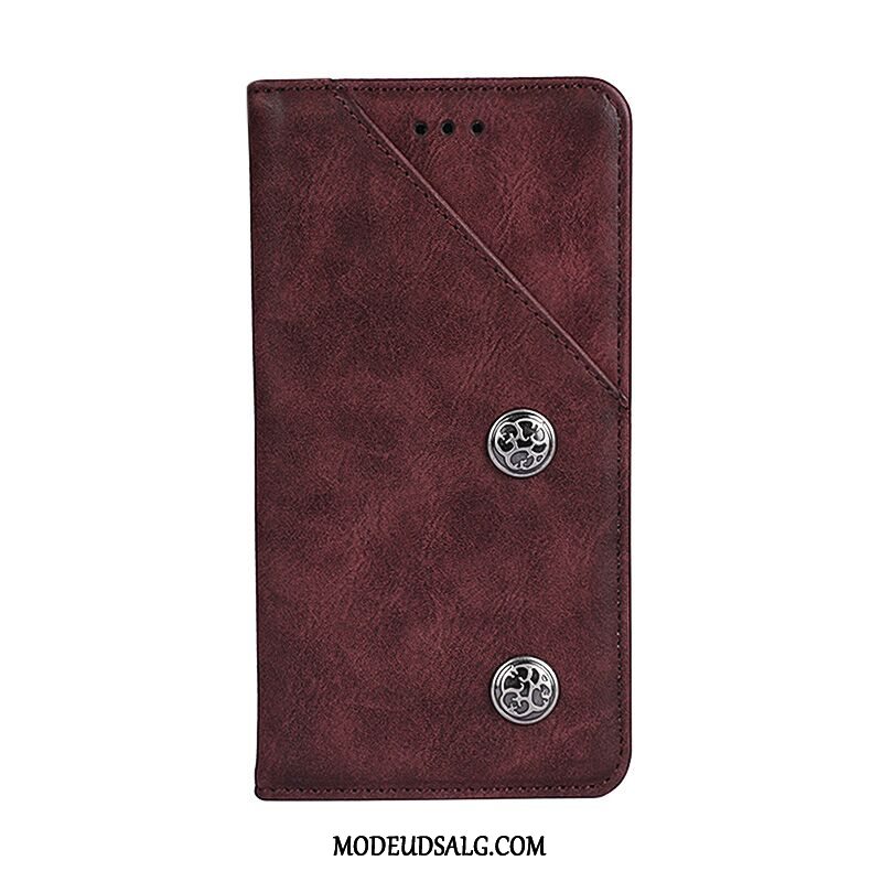 Samsung Galaxy A40 Etui Beskyttelse Folio Anti-fald Cover Lædertaske