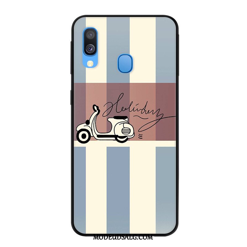 Samsung Galaxy A40 Etui / Cover Beskyttelse Kreativ Af Personlighed Blå