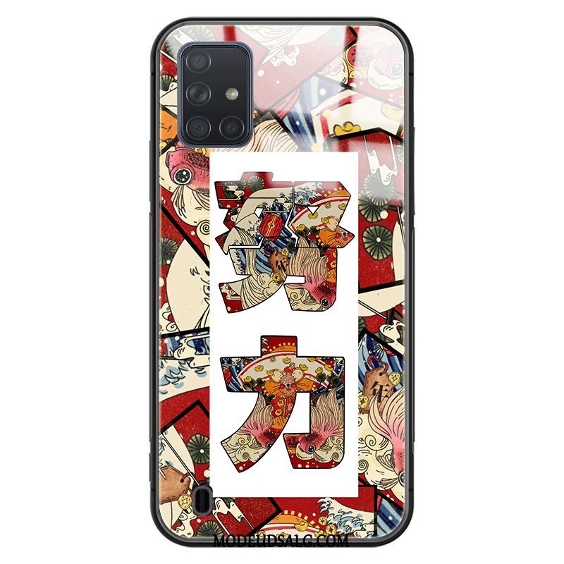 Samsung Galaxy A51 Etui / Cover Trendy Tilpas Elskeren High End Rød