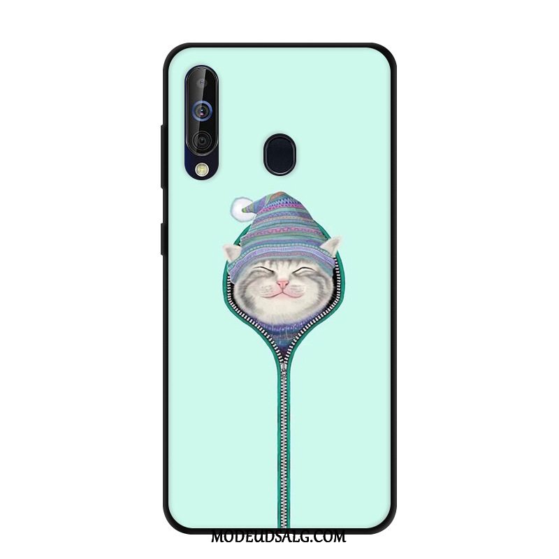 Samsung Galaxy A60 Etui Af Personlighed Anti-fald Cartoon Kreativ Grøn