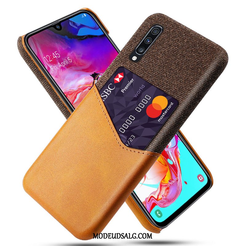 Samsung Galaxy A70 Etui / Cover Kort Mønster Kreativ Anti-fald