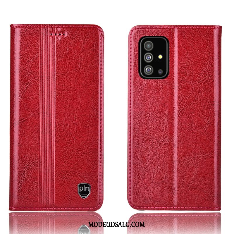 Samsung Galaxy A71 Etui Alt Inklusive Beskyttelse Anti-fald Cover Lædertaske