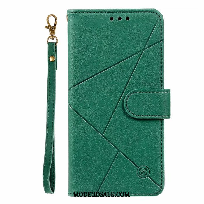 Samsung Galaxy A71 Etui Cover Alt Inklusive Anti-fald Folio Grøn