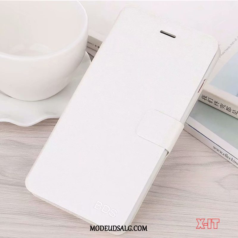 Samsung Galaxy A8 Etui / Cover Hvid Folio Anti-fald Af Personlighed Lædertaske