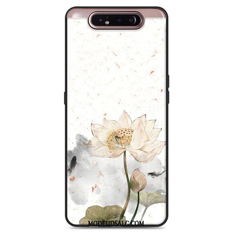 Samsung Galaxy A80 Etui / Cover Frisk Beskyttelse Kunst Hvid Ny