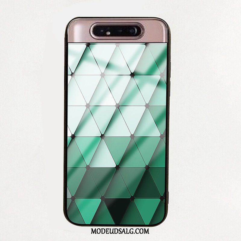 Samsung Galaxy A80 Etui Lyse Glas Vind Blød Anti-fald