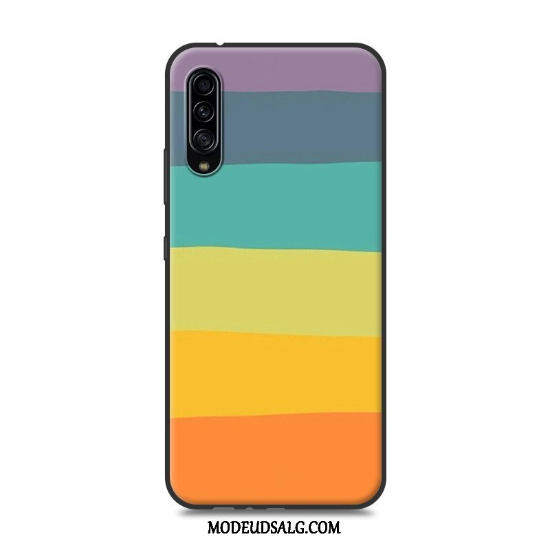 Samsung Galaxy A90 5g Etui Cover Anti-fald Ny Gul Nubuck