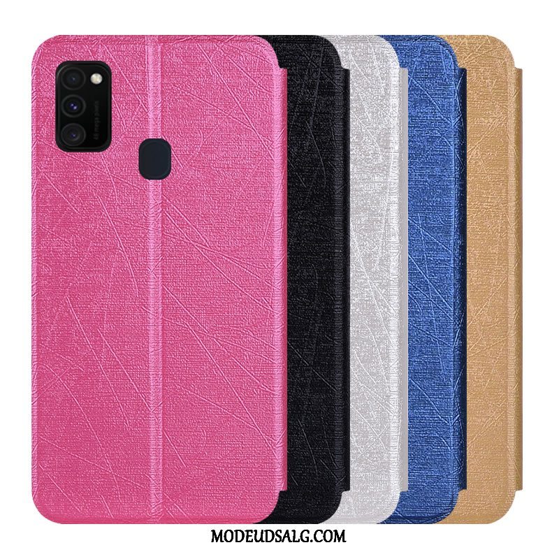 Samsung Galaxy M30s Etui Anti-fald Cover Beskyttelse Folio Lædertaske