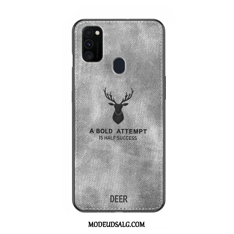 Samsung Galaxy M30s Etui Cover Klud Silikone Blød Trend