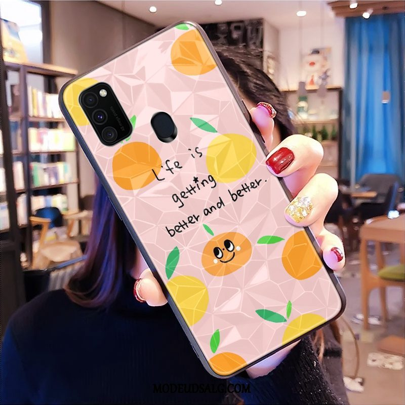 Samsung Galaxy M30s Etui / Cover Mønster Rombe Beskyttelse Frisk Lille Sektion