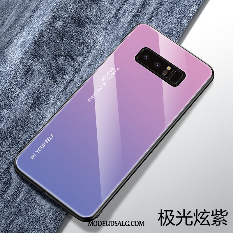 Samsung Galaxy Note 8 Etui Blød Tynd Cover Gradient Anti-fald