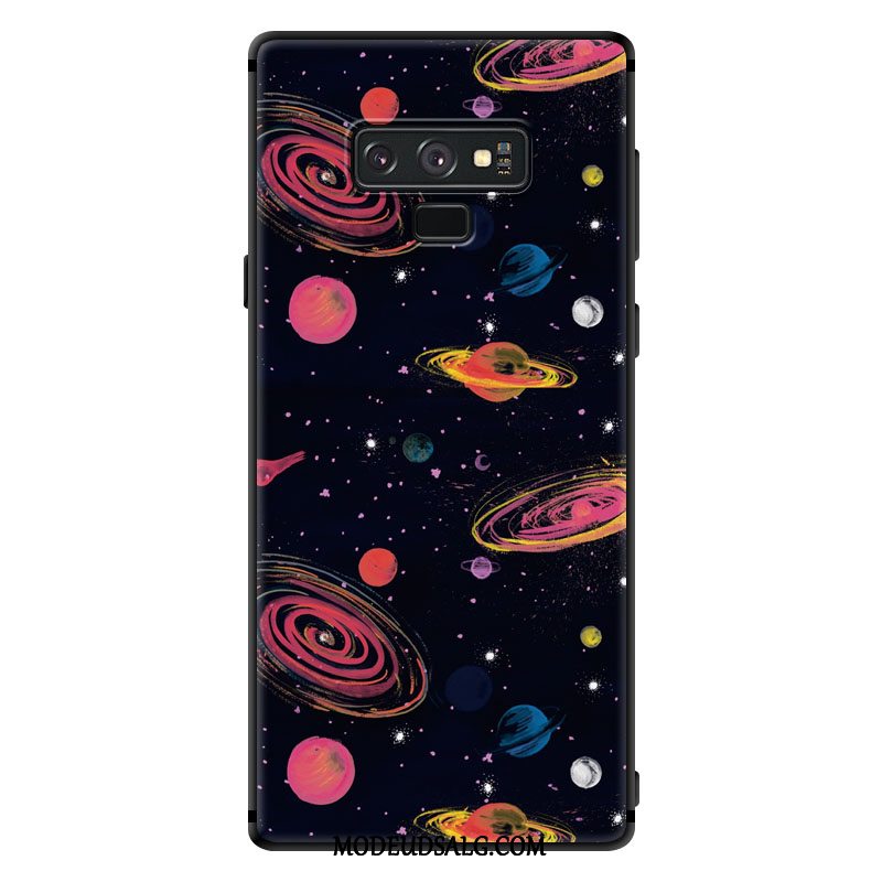 Samsung Galaxy Note 9 Etui Cartoon Cover Universe Blød Lyserød