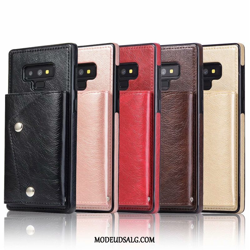 Samsung Galaxy Note 9 Etui / Cover Beskyttelse Anti-fald Rosa Guld Tegnebog