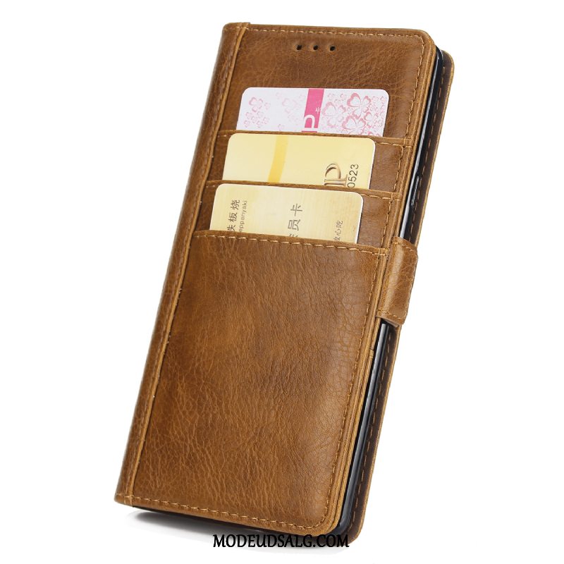 Samsung Galaxy Note 9 Etui Kort Folio Lædertaske