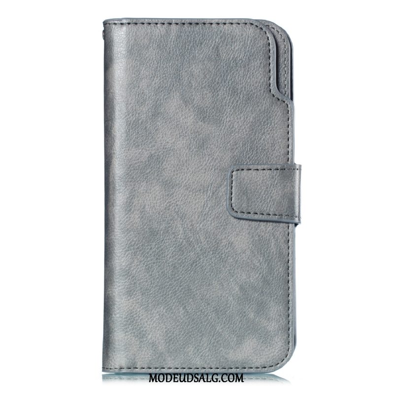 Samsung Galaxy Note 9 Etui Silikone Anti-fald Cover Clamshell Lædertaske