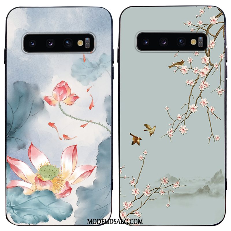 Samsung Galaxy S10 Etui Af Personlighed Grøn Ny Anti-fald Kreativ