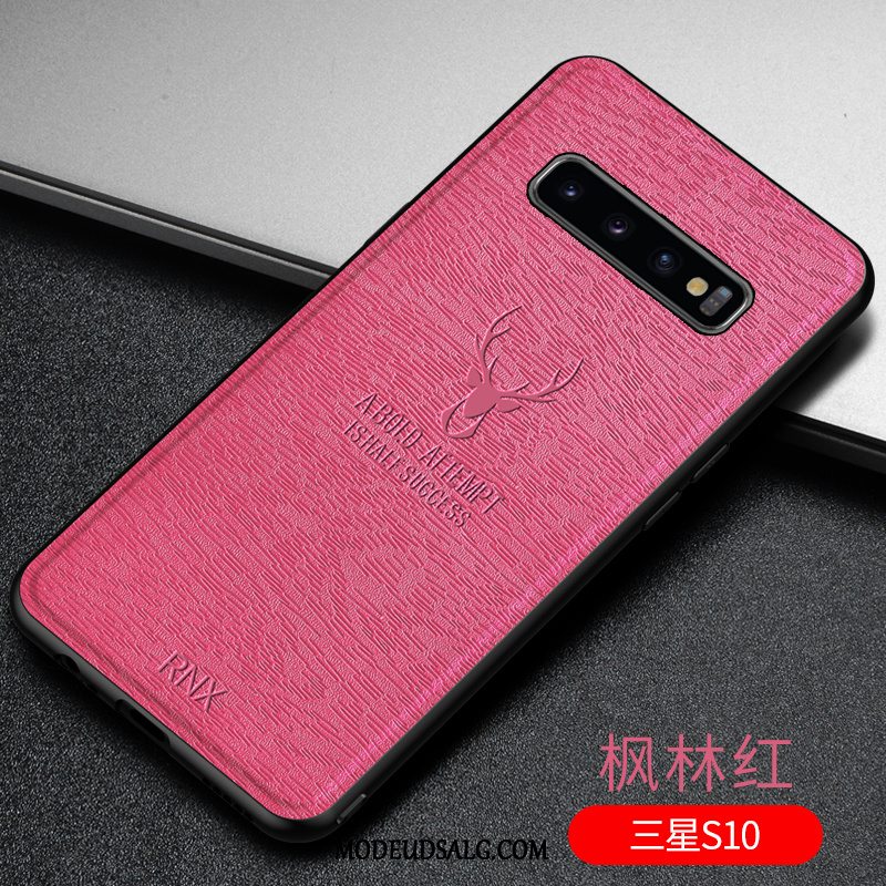 Samsung Galaxy S10 Etui Bil Cover Magnetisk Kreativ Tynd