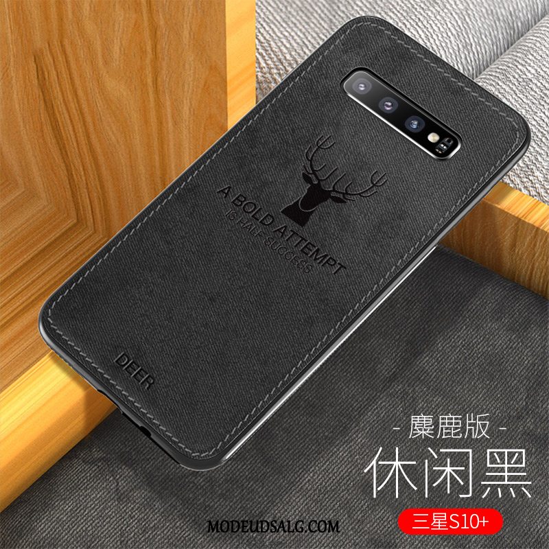 Samsung Galaxy S10+ Etui / Cover Anti-fald Sort Alt Inklusive Trendy Silikone