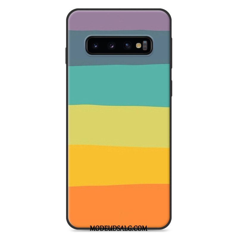 Samsung Galaxy S10+ Etui / Cover Farve Anti-fald Smuk Lille Sektion