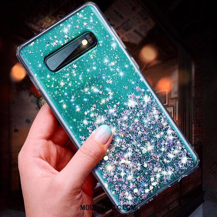 Samsung Galaxy S10 Etui / Cover Kreativ Trendy Silikone Stjerneklar Gennemsigtig