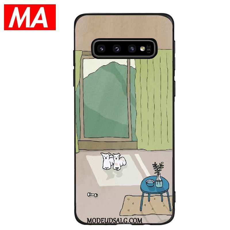 Samsung Galaxy S10+ Etui / Cover Trend Silikone Vind Grøn Hver Dag