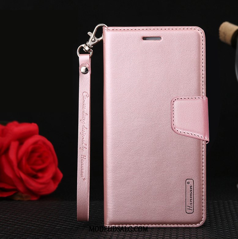 Samsung Galaxy S10 Etui Lædertaske Blød Alt Inklusive Rosa Guld Beskyttelse