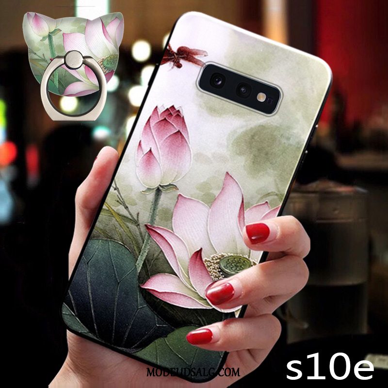 Samsung Galaxy S10e Etui Silikone Beskyttelse Trendy Af Personlighed Alt Inklusive