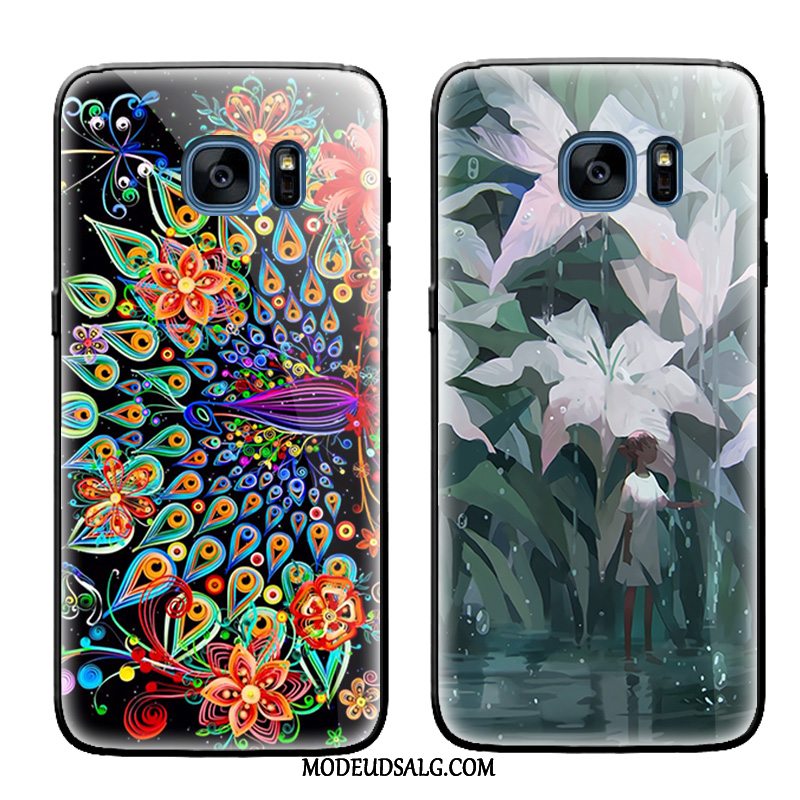 Samsung Galaxy S6 Edge Etui Alt Inklusive Mode Blomster Af Personlighed Pulver